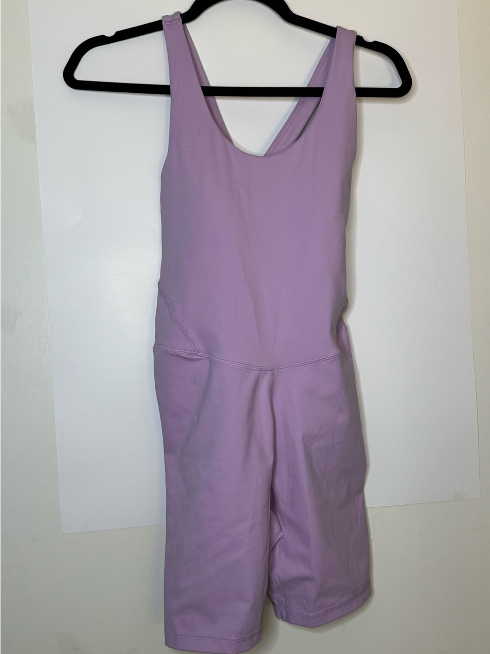 Lavender One-Piece Active Short Romper